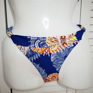 Medium Blue & Orange Bikini Bottom 70s